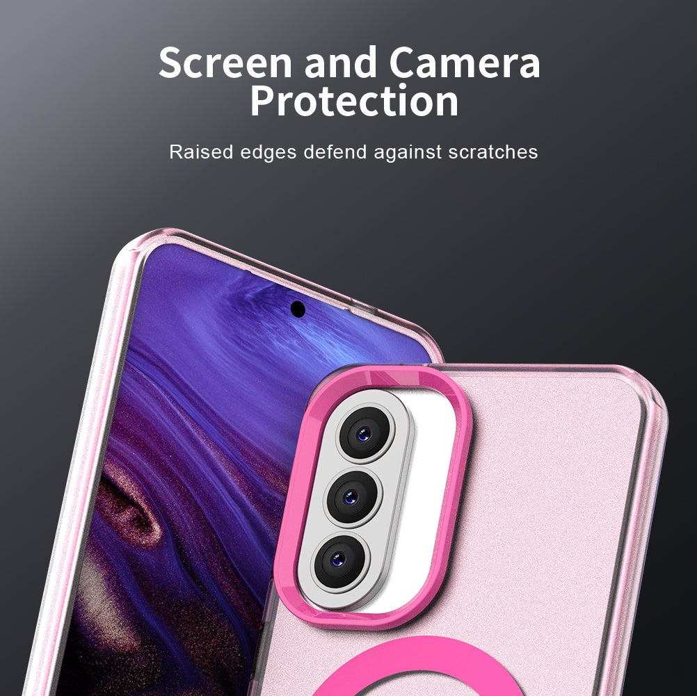 Etui MagSafe dla Samsung Galaxy A37 5G, Techsuit, CandyCase, Różowy