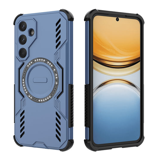 Etui MagSafe do Samsung Galaxy A55 5G A556, Techsuit, ArmorMag, Niebieskie