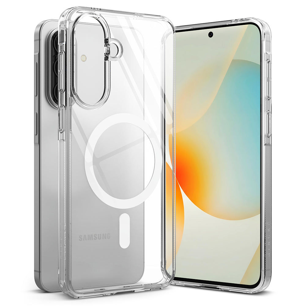 Etui MagSafe dla Samsung Galaxy A57 5G, Ringke, Fusion, Przezroczyste