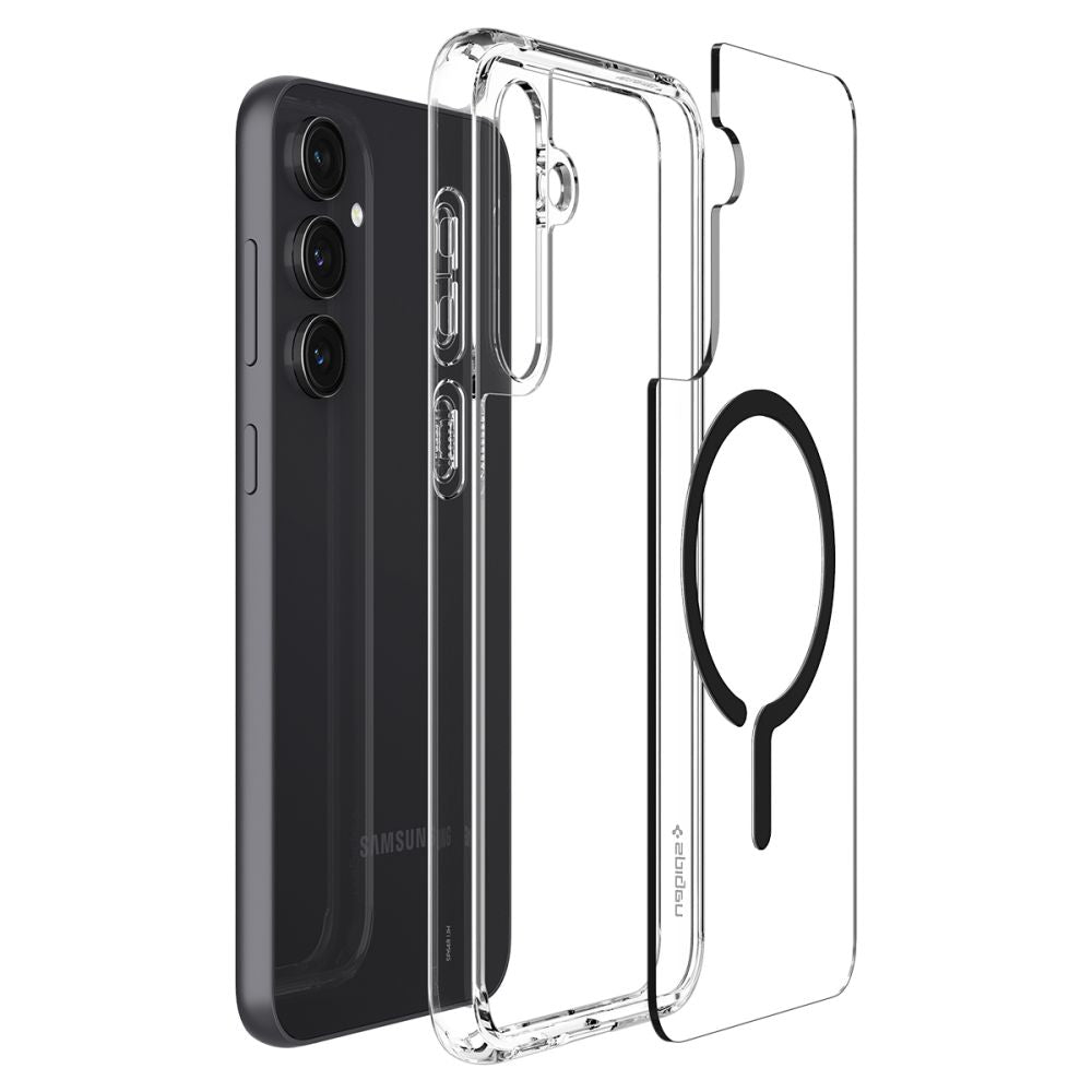 Etui MagSafe do Samsung Galaxy S23 FE S711, Spigen, Ultra Hybrid OneTap Ring, Przezroczyste ACS06374