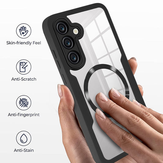 Etui MagSafe do Samsung Galaxy S24+ S926, Techsuit, ColorVerse 360, Różowe