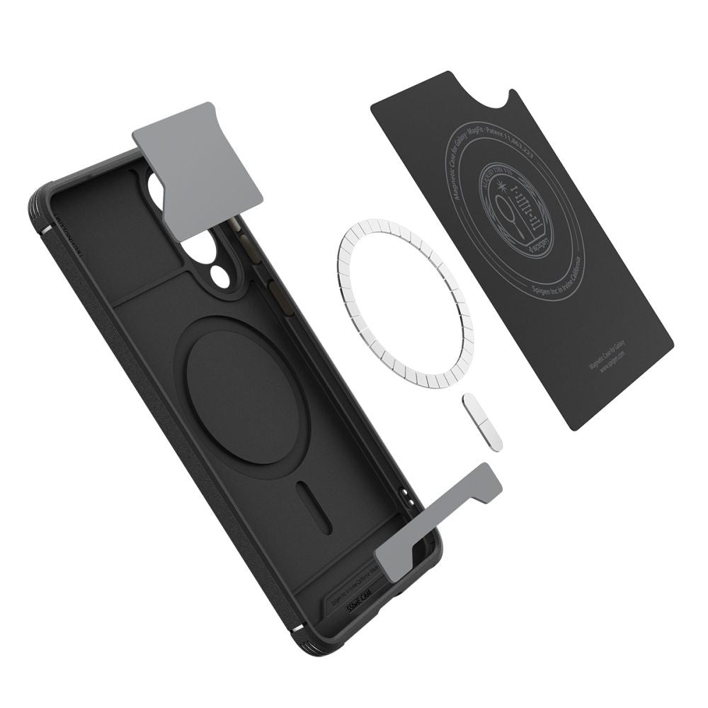 Etui MagSafe dla Samsung Galaxy S25 Edge S937, Spigen, Core Armor, Czarne Matowe ACS09406