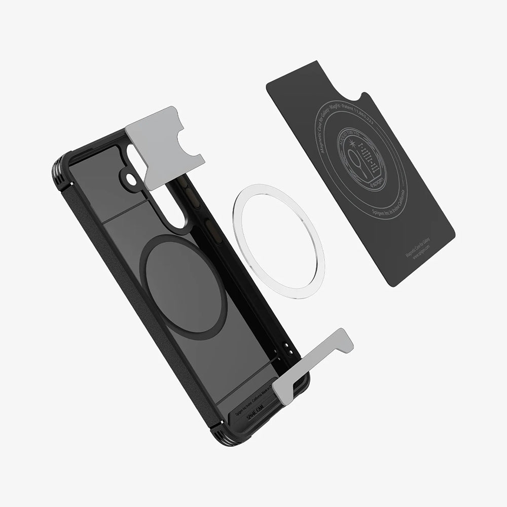Etui MagSafe dla Samsung Galaxy S25 S931, Spigen, Core Armor, Matowe Czarne