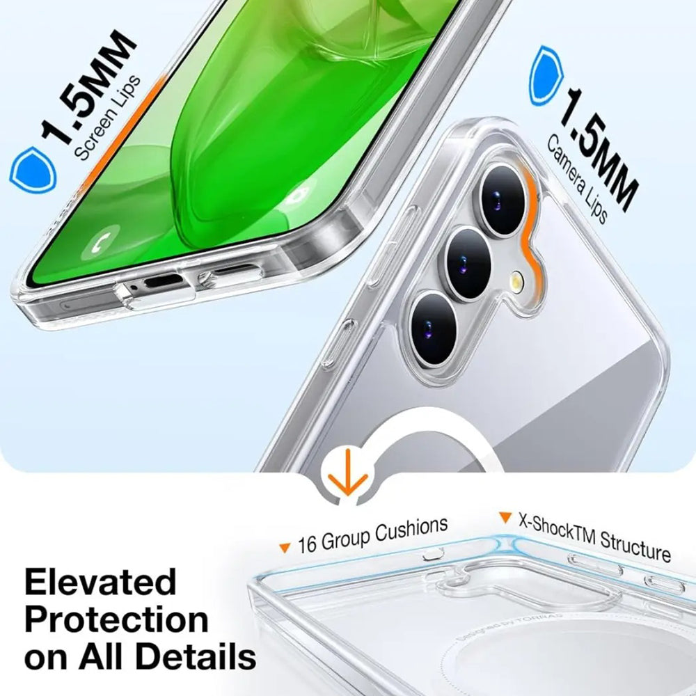 Etui MagSafe dla Samsung Galaxy S25 S931, Torras, Guardian, Czarne