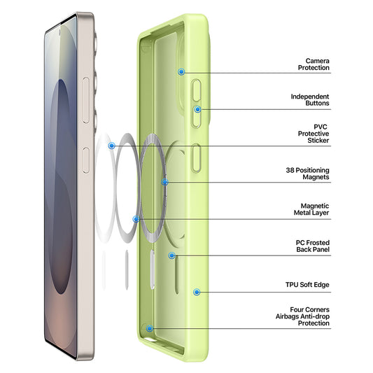 Etui MagSafe do Samsung Galaxy S25 Ultra S938, DUX DUCIS, Yind, Czarny