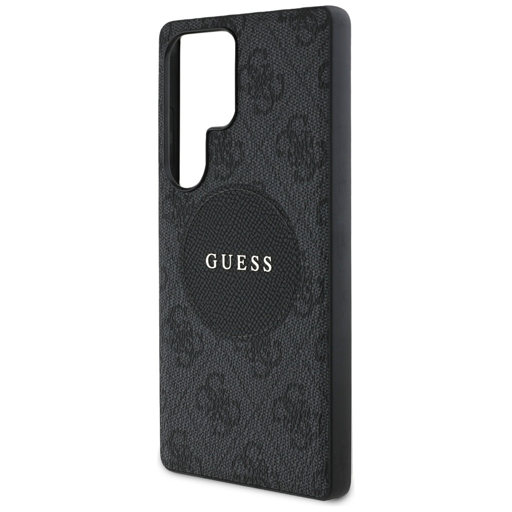 Etui MagSafe dla Samsung Galaxy S25 Ultra S938, Guess, 4G Circle Classic Logo, Czarne