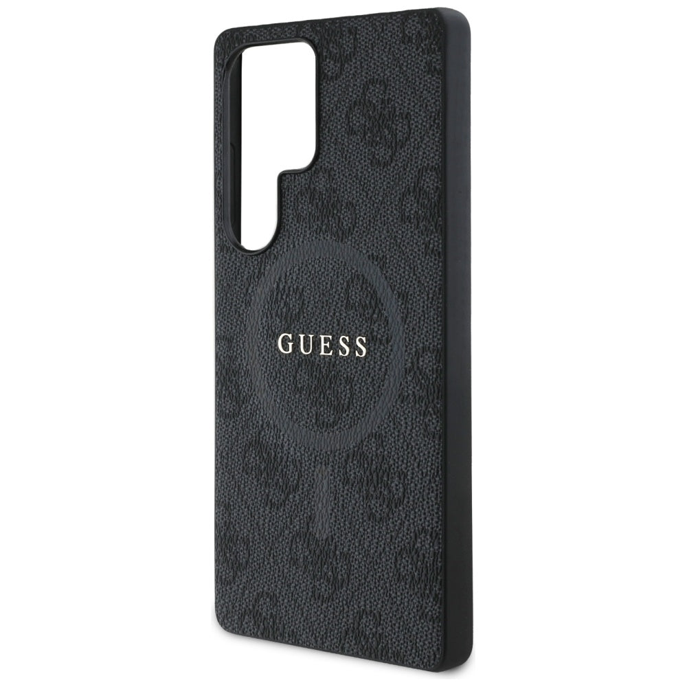 Etui MagSafe dla Samsung Galaxy S25 Ultra S938, Guess, 4G Ring Classic Logo, Czarne
