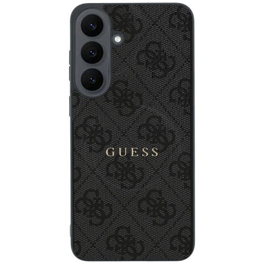 Etui MagSafe do Samsung Galaxy S26 FE S741, Guess, 4G Embossed Ring Classic Logo, czarne