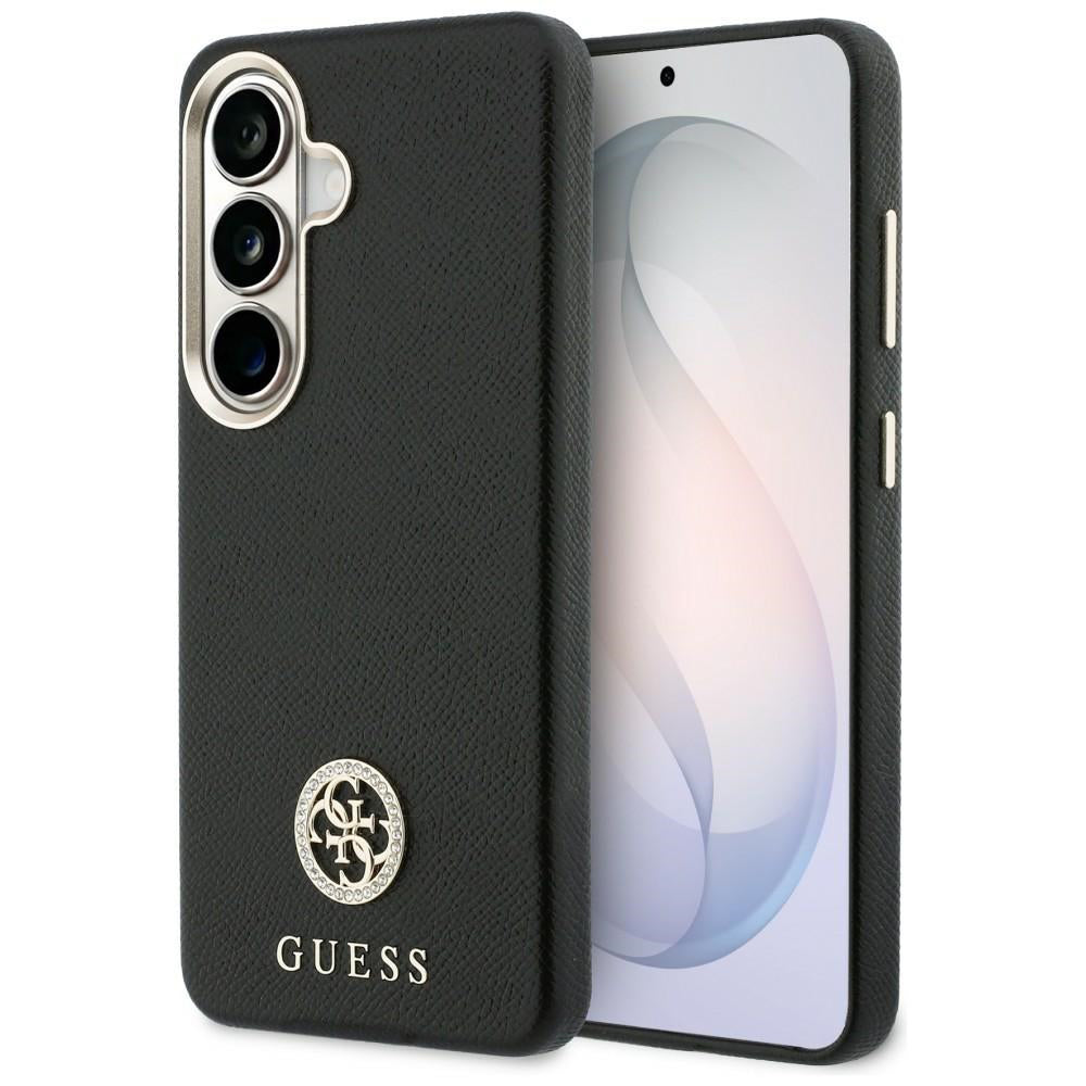 Etui MagSafe dla Samsung Galaxy S26 Plus S947, Guess, Rhinestone Round Logo, Czarne