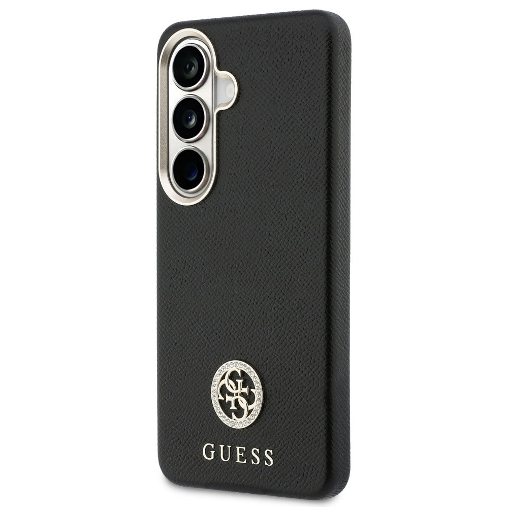 Etui MagSafe dla Samsung Galaxy S26 Plus S947, Guess, Rhinestone Round Logo, Czarne