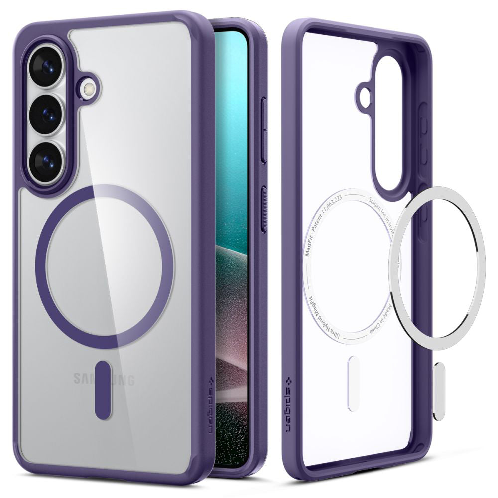 Etui MagSafe dla Samsung Galaxy S26 Plus S947, Spigen, Ultra Hybrid, Ciemny Fiolet ACS11214