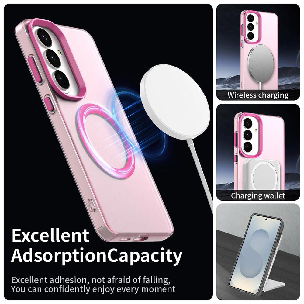 Etui MagSafe do Samsung Galaxy S26 Plus S947, Techsuit, CandyCase, Różowe