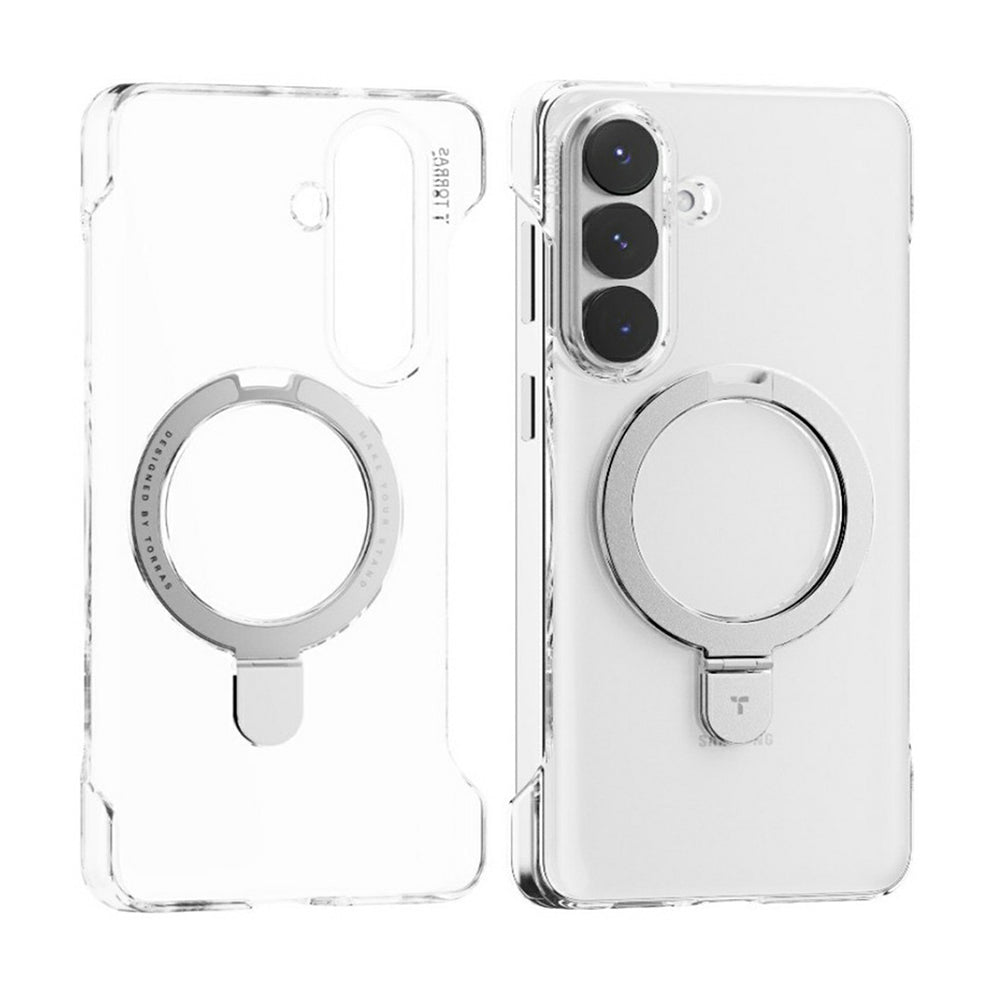 Etui MagSafe dla Samsung Galaxy S26 Plus S947, Torras, Ostand Slim, Przezroczyste