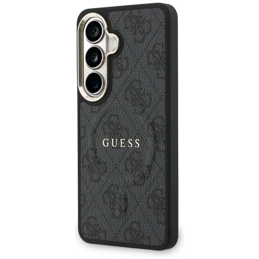 Etui MagSafe dla Samsung Galaxy S26 S942, Guess, 4G Embossed Ring, Czarne