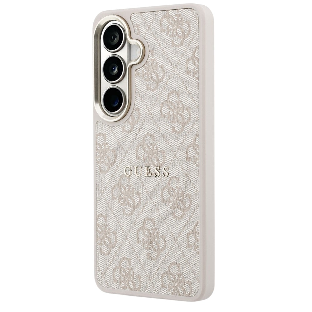 Etui MagSafe dla Samsung Galaxy S26 S942, Guess, 4G Embossed Ring, Różowy