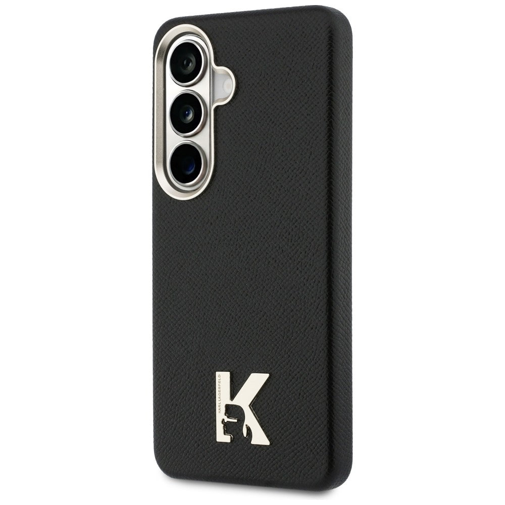 Etui MagSafe dla Samsung Galaxy S26 S942, Karl Lagerfeld, Karl Head Logo, Czarne