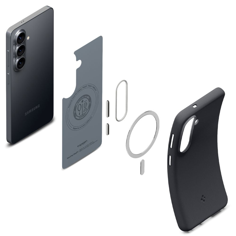 Etui MagSafe dla Samsung Galaxy S26 S942, Spigen, Caseology Nano Pop, Czarne ACS11066