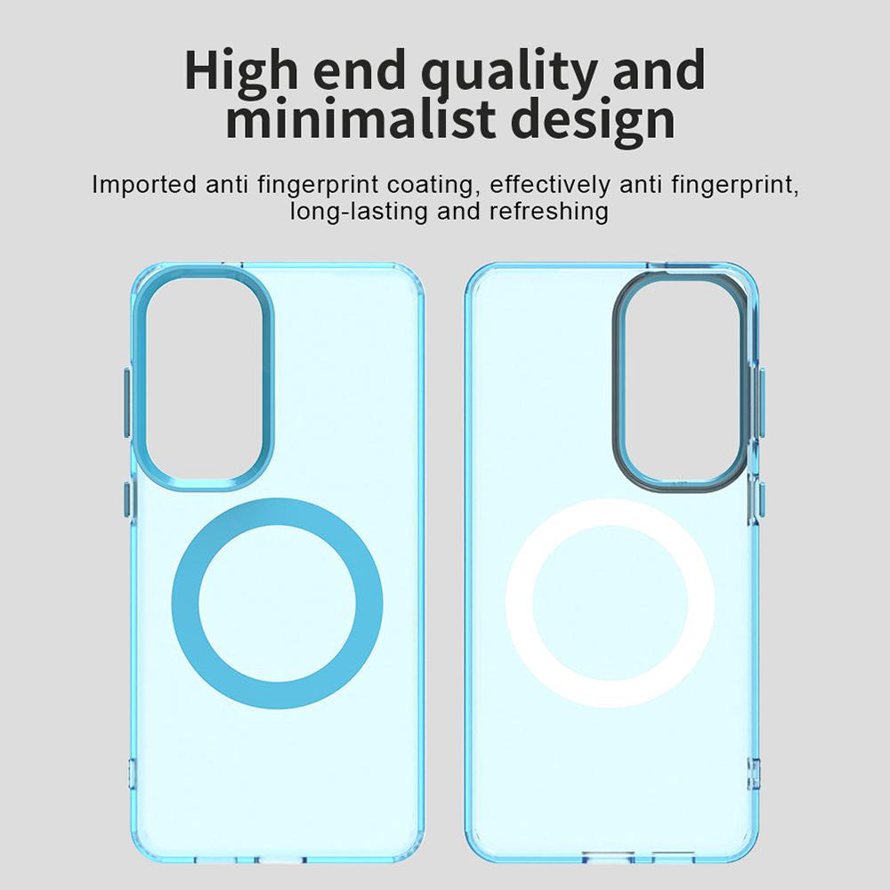 Etui MagSafe dla Samsung Galaxy S26 S942, Techsuit, CandyCase, Niebieskie