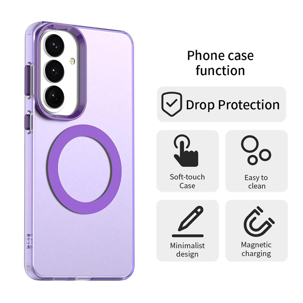 Etui MagSafe dla Samsung Galaxy S26 S942, Techsuit, CandyCase, Fioletowy