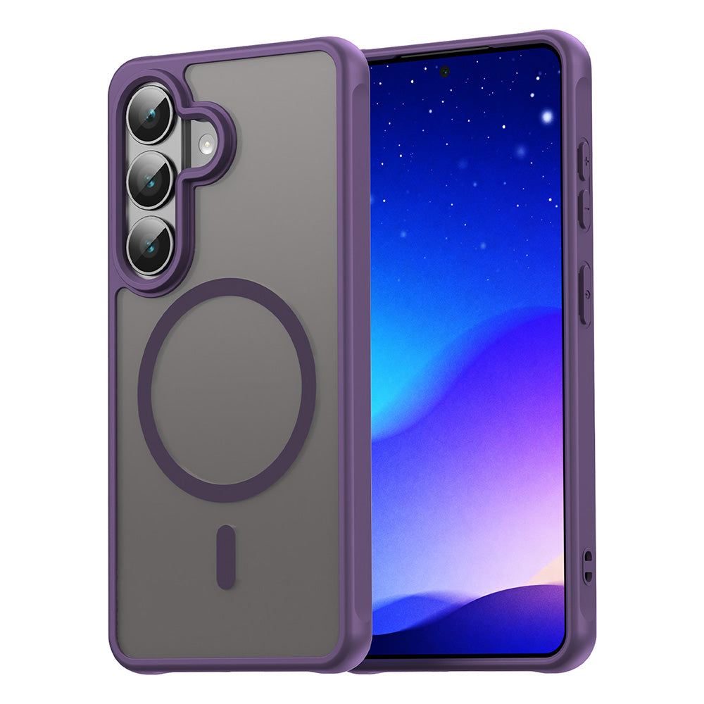 MagSafe Case for Samsung Galaxy S26 S942, Techsuit, HaloFrost II, Purple