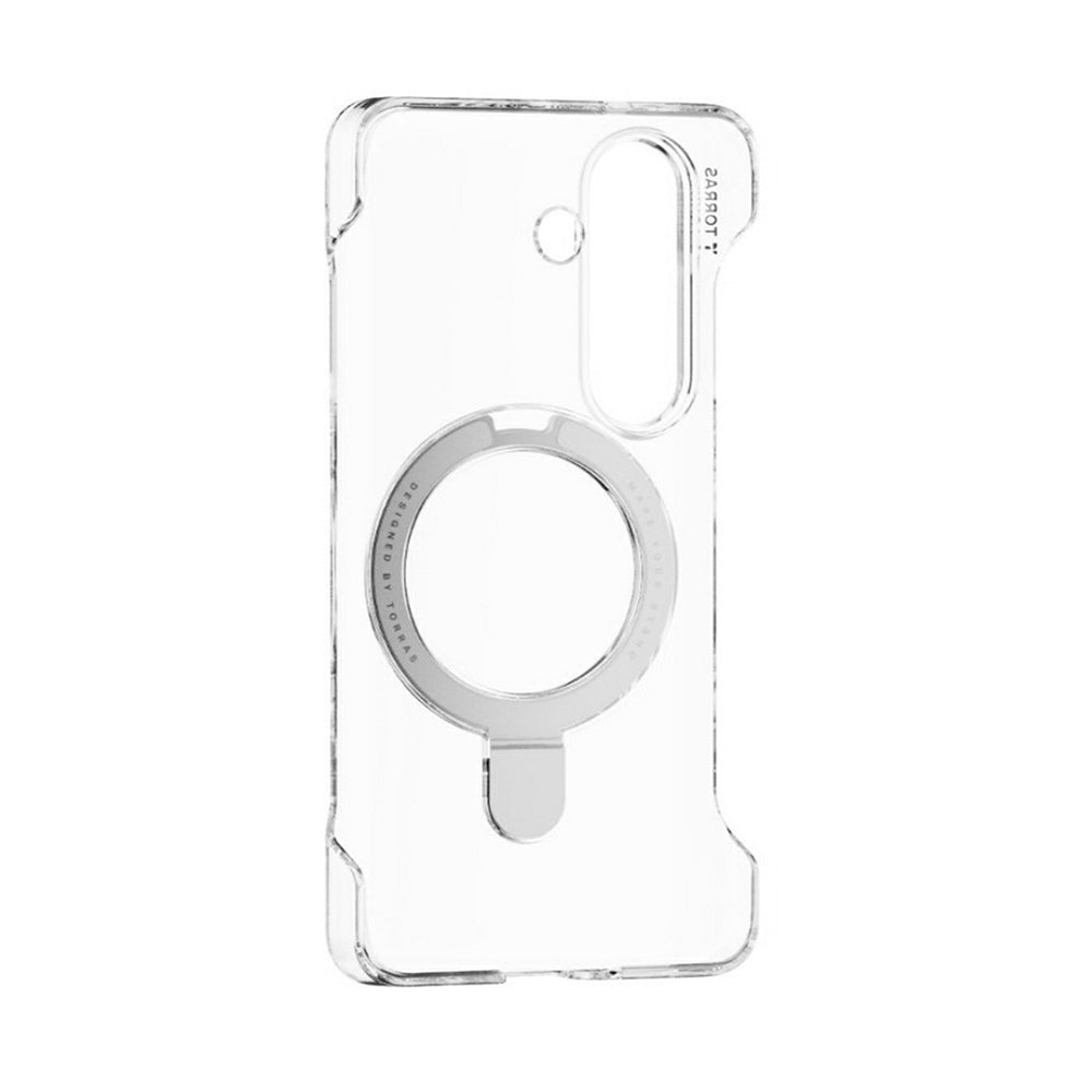 Etui MagSafe dla Samsung Galaxy S26 S942, Torras, Ostand Slim, Przezroczyste