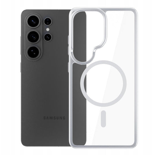 Etui MagSafe dla Samsung Galaxy S26 Ultra, 3MK, Armor MagCase, Przezroczyste
