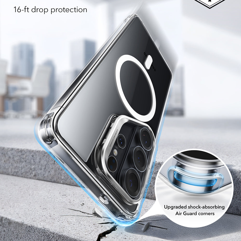 Etui MagSafe dla Samsung Galaxy S26 Ultra S948, ESR, Classic Hybrid Kickstand, Przezroczyste