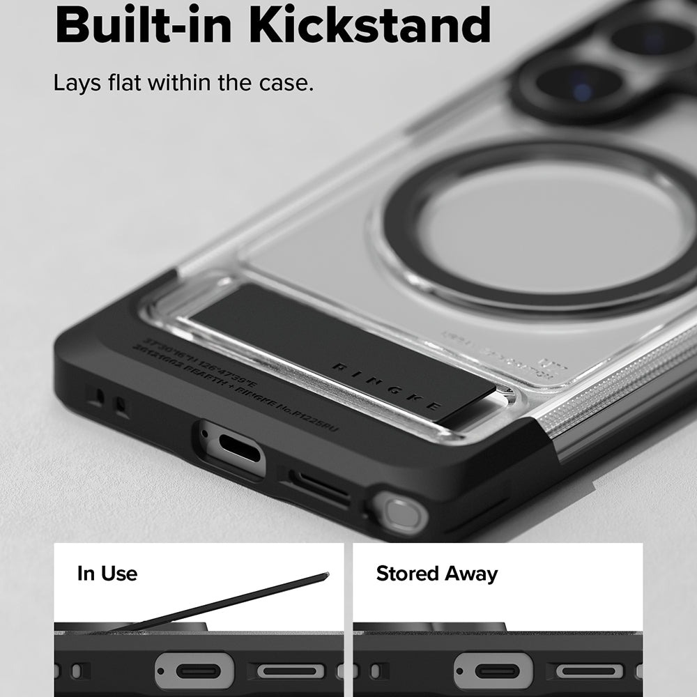 Etui MagSafe dla Samsung Galaxy S26 Ultra S948, Ringke, UX, Przezroczyste