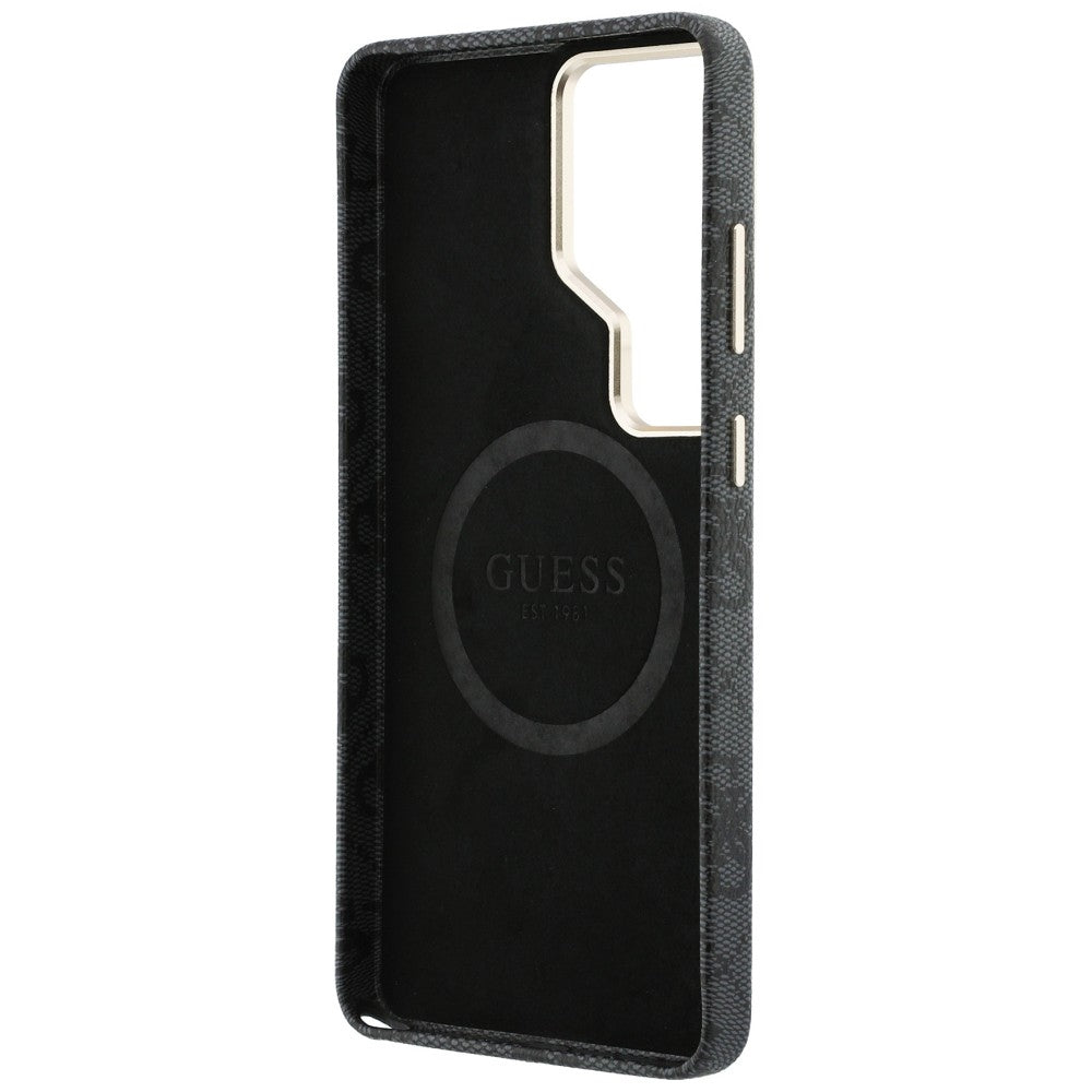 Etui MagSafe dla Samsung Galaxy S26 Ultra S948, Guess, 4G Triangle Logo, Czarne