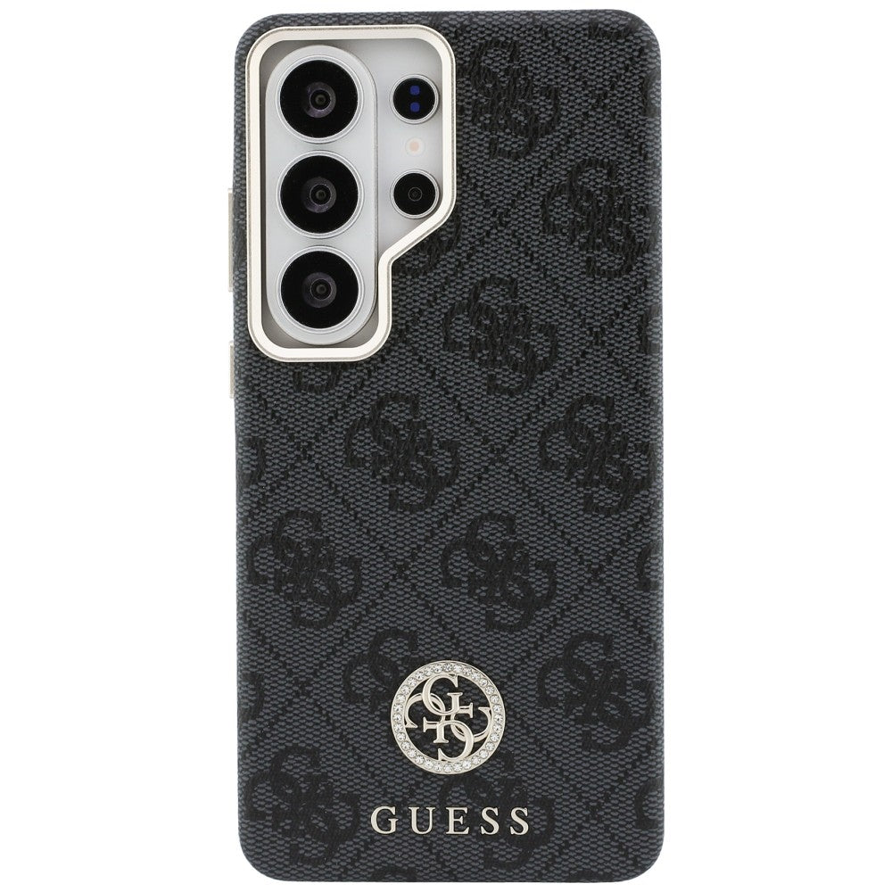 Etui MagSafe dla Samsung Galaxy S26 Ultra S948, Guess, Strass Round Logo, Czarne