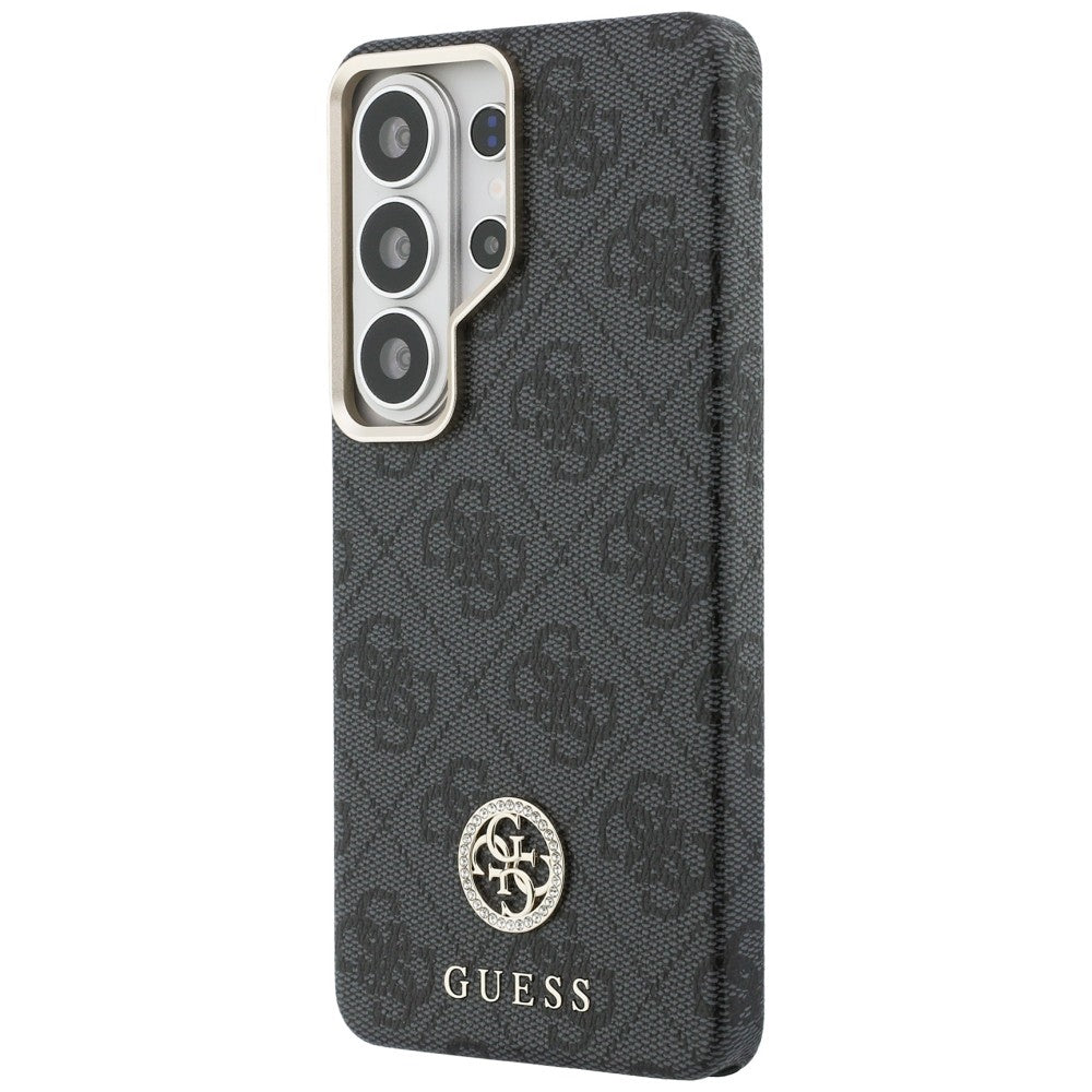 Etui MagSafe dla Samsung Galaxy S26 Ultra S948, Guess, Strass Round Logo, Czarne