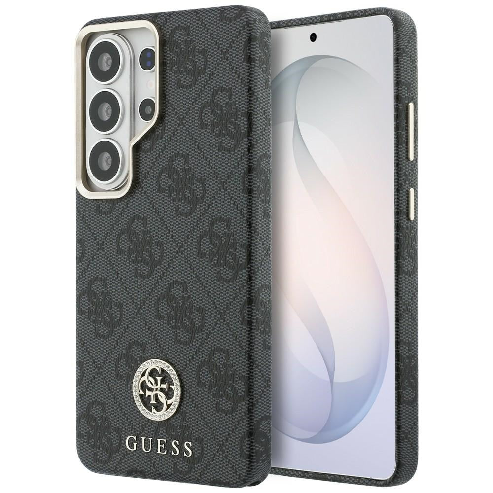 Etui MagSafe dla Samsung Galaxy S26 Ultra S948, Guess, Strass Round Logo, Czarne