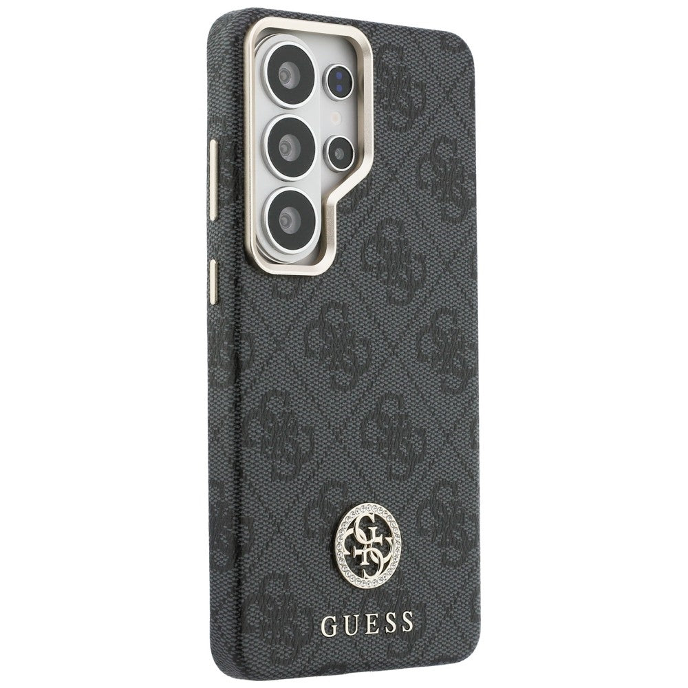 Etui MagSafe dla Samsung Galaxy S26 Ultra S948, Guess, Strass Round Logo, Czarne