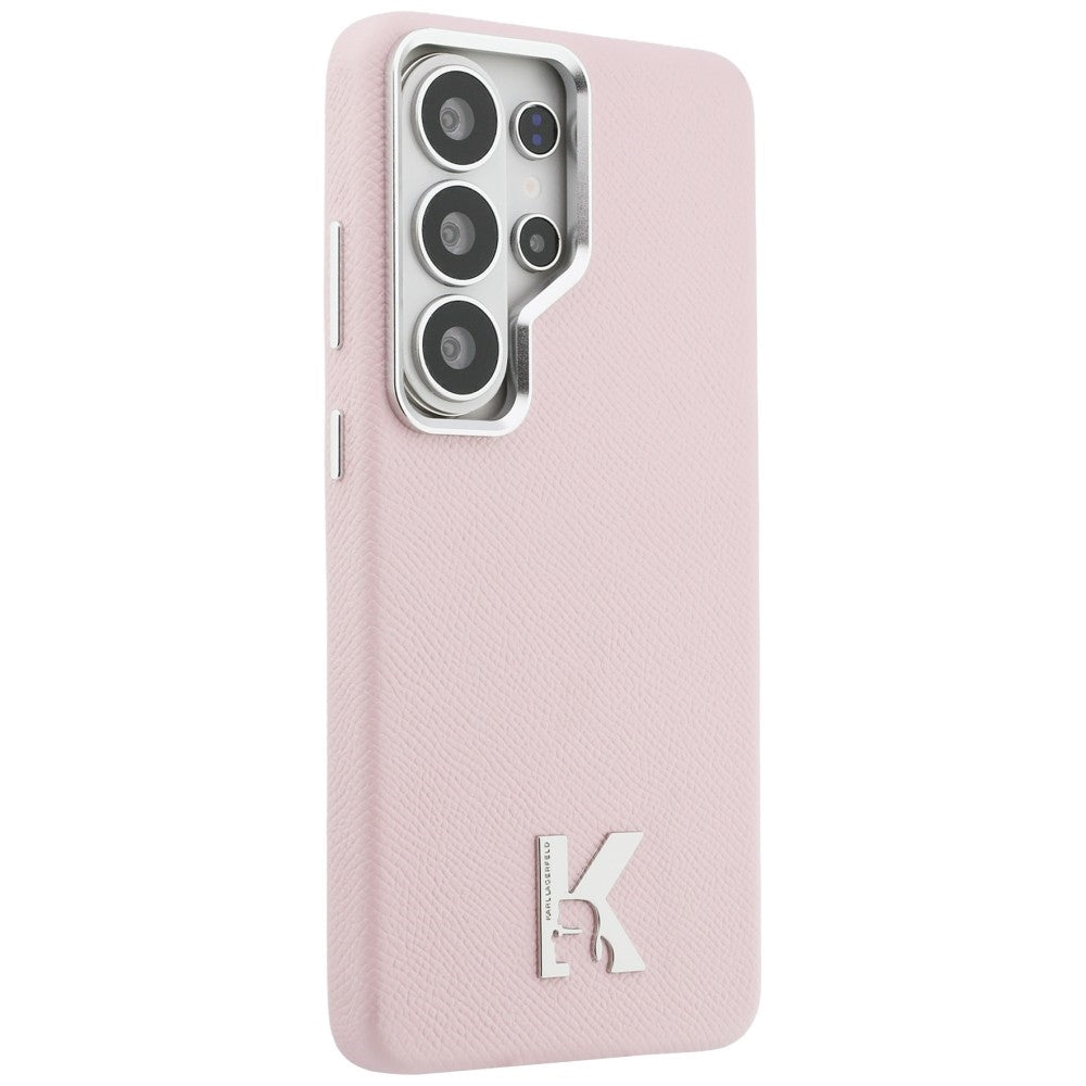 Etui MagSafe dla Samsung Galaxy S26 Ultra S948, Karl Lagerfeld, Karl Head Logo, Różowy