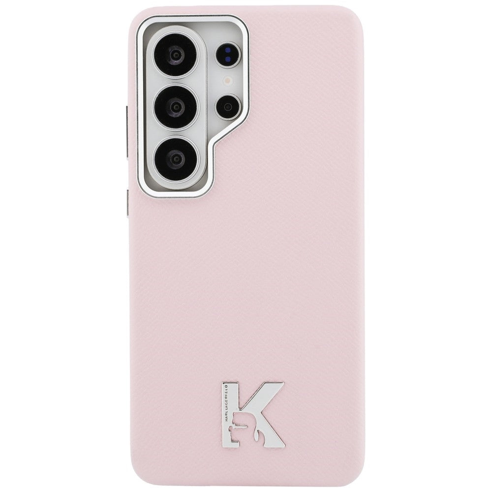 Etui MagSafe dla Samsung Galaxy S26 Ultra S948, Karl Lagerfeld, Karl Head Logo, Różowy
