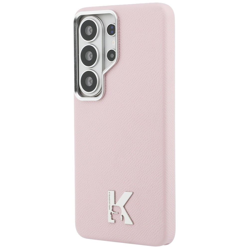 Etui MagSafe dla Samsung Galaxy S26 Ultra S948, Karl Lagerfeld, Karl Head Logo, Różowy