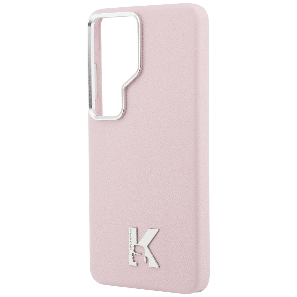 Etui MagSafe dla Samsung Galaxy S26 Ultra S948, Karl Lagerfeld, Karl Head Logo, Różowy