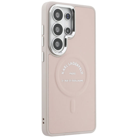 Etui MagSafe dla Samsung Galaxy S26 Ultra S948, Karl Lagerfeld, Karl RSG Logo, Różowy