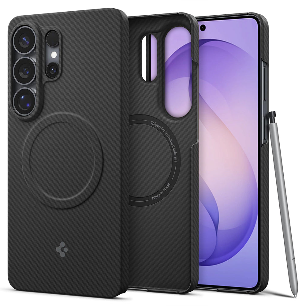MagSafe Case for Samsung Galaxy S26 Ultra S948, Spigen, Air Skin, Black ACS11029