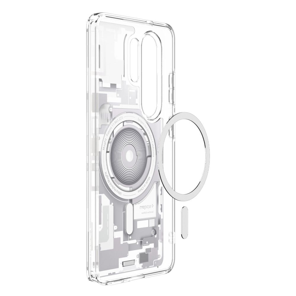 Etui MagSafe dla Samsung Galaxy S26 Ultra S948, Spigen, Ultra Hybrid Zero One, Białe ACS10683