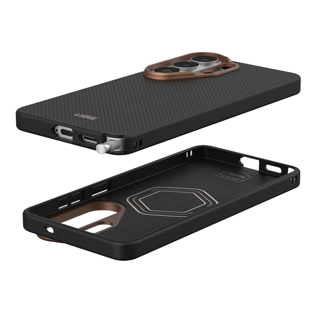 Etui MagSafe do Samsung Galaxy S26 Ultra S948, Urban Armor Gear, Fibr Armr, Czarny Brąz