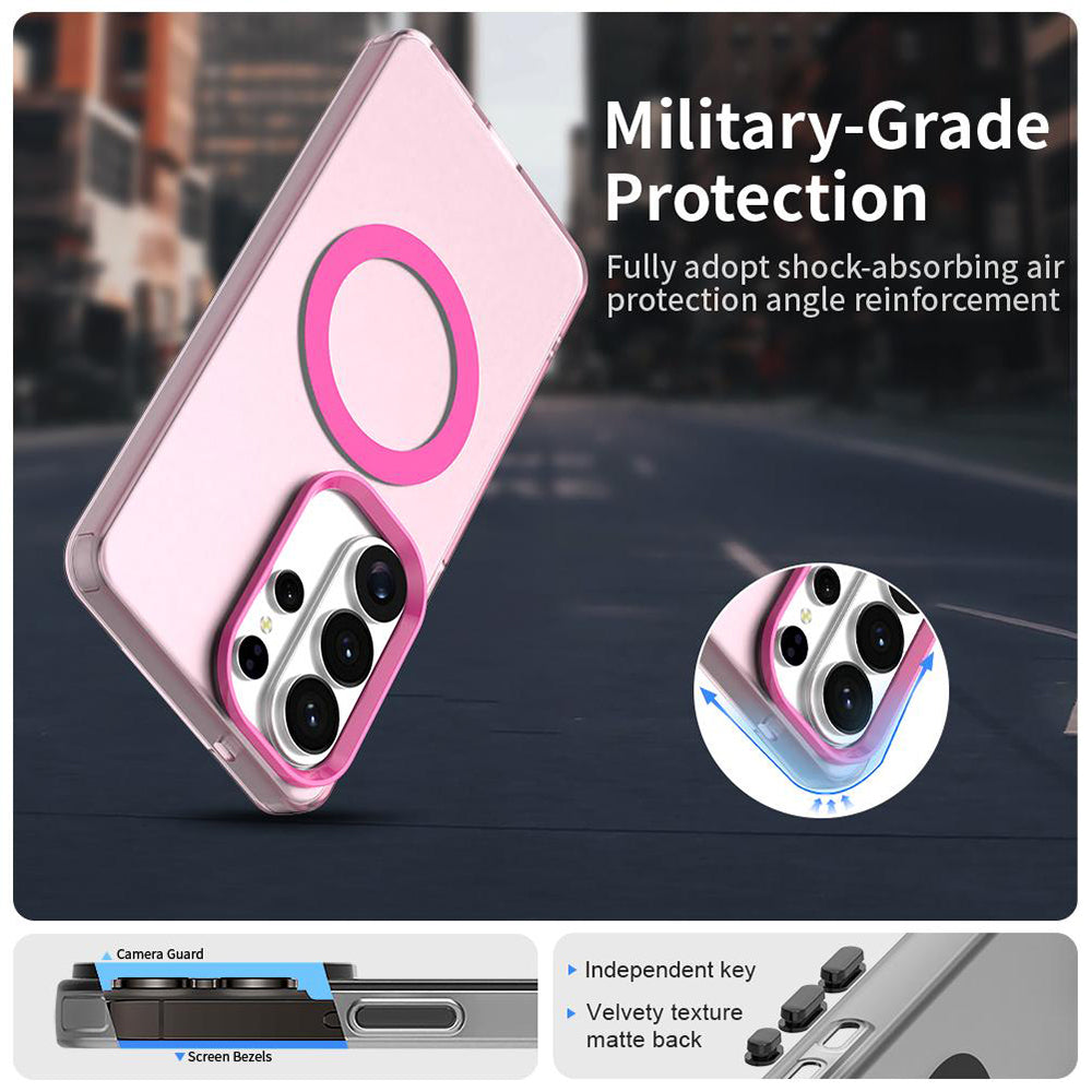 Etui MagSafe dla Samsung Galaxy S26 Ultra S948, Techsuit, CandyCase, Różowy
