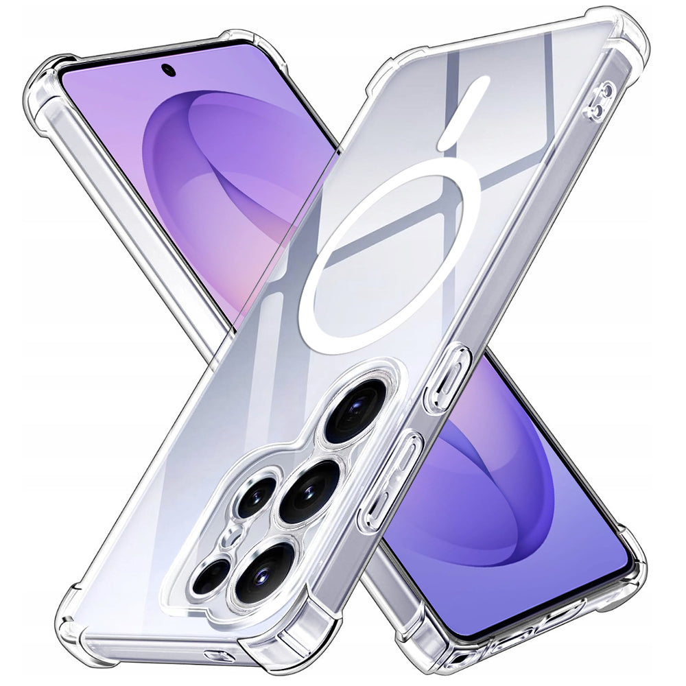 Etui MagSafe dla Samsung Galaxy S26 Ultra S948, Techsuit, Odporny na wstrząsy, Przezroczysty