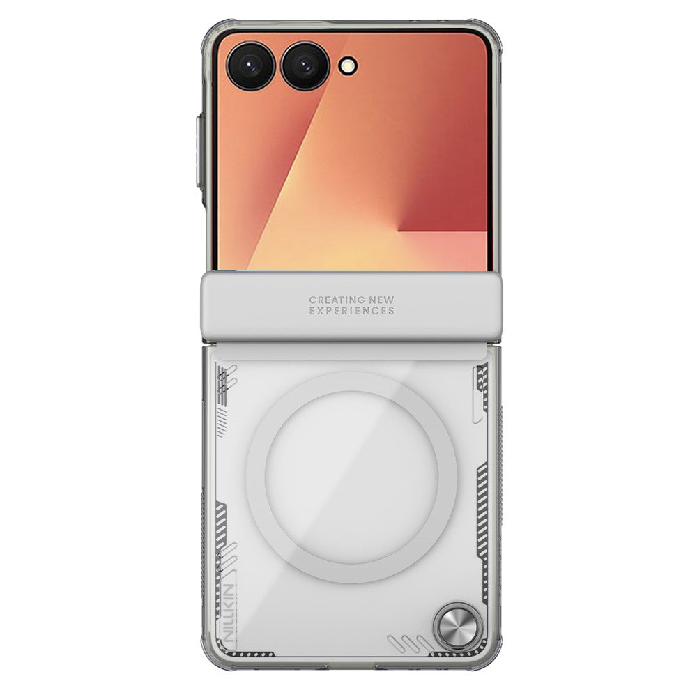 Etui MagSafe do Samsung Galaxy Z Flip7 F766, Nillkin, Iceblade, Szary