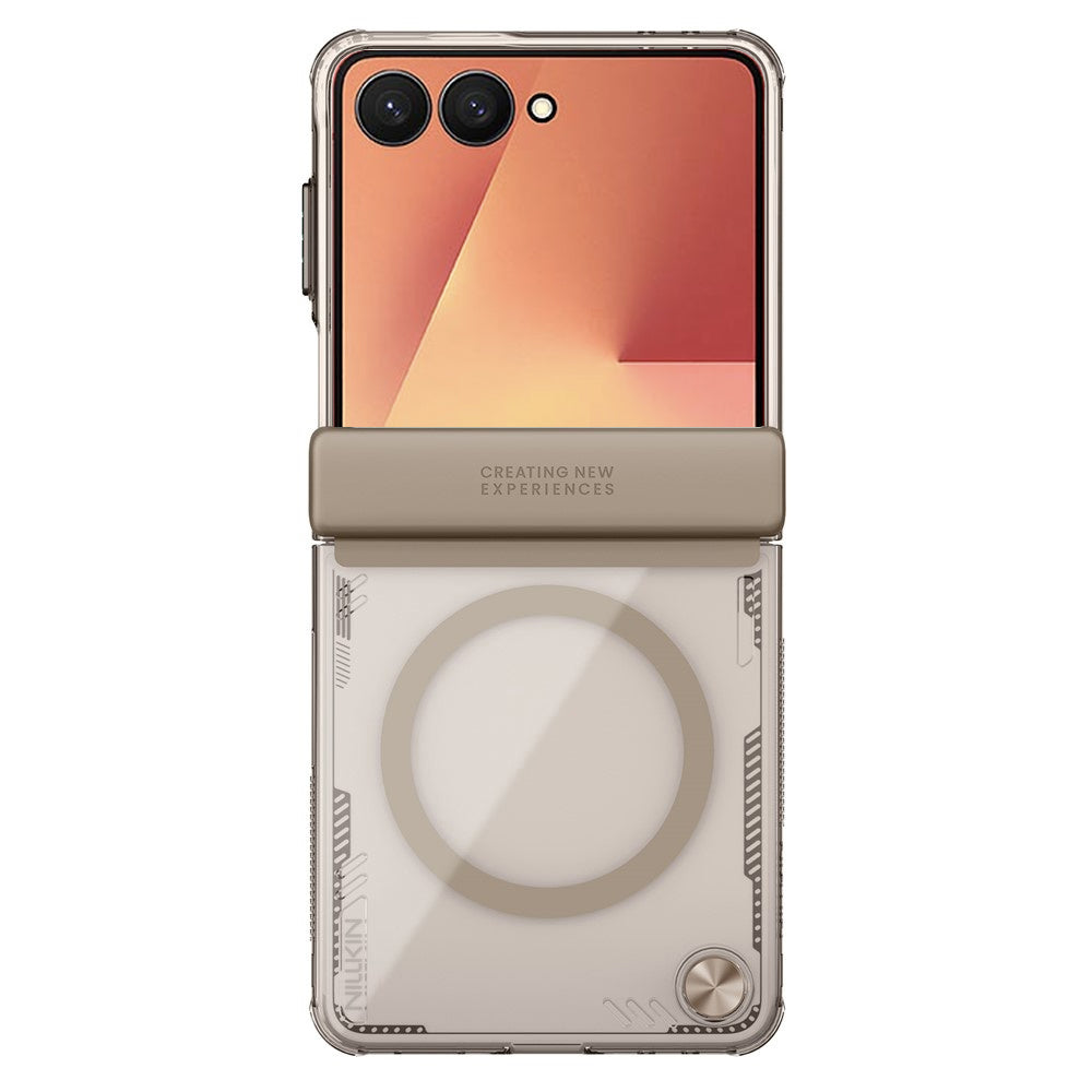 Etui MagSafe do Samsung Galaxy Z Flip7 F766, Nillkin, Iceblade, Brązowe