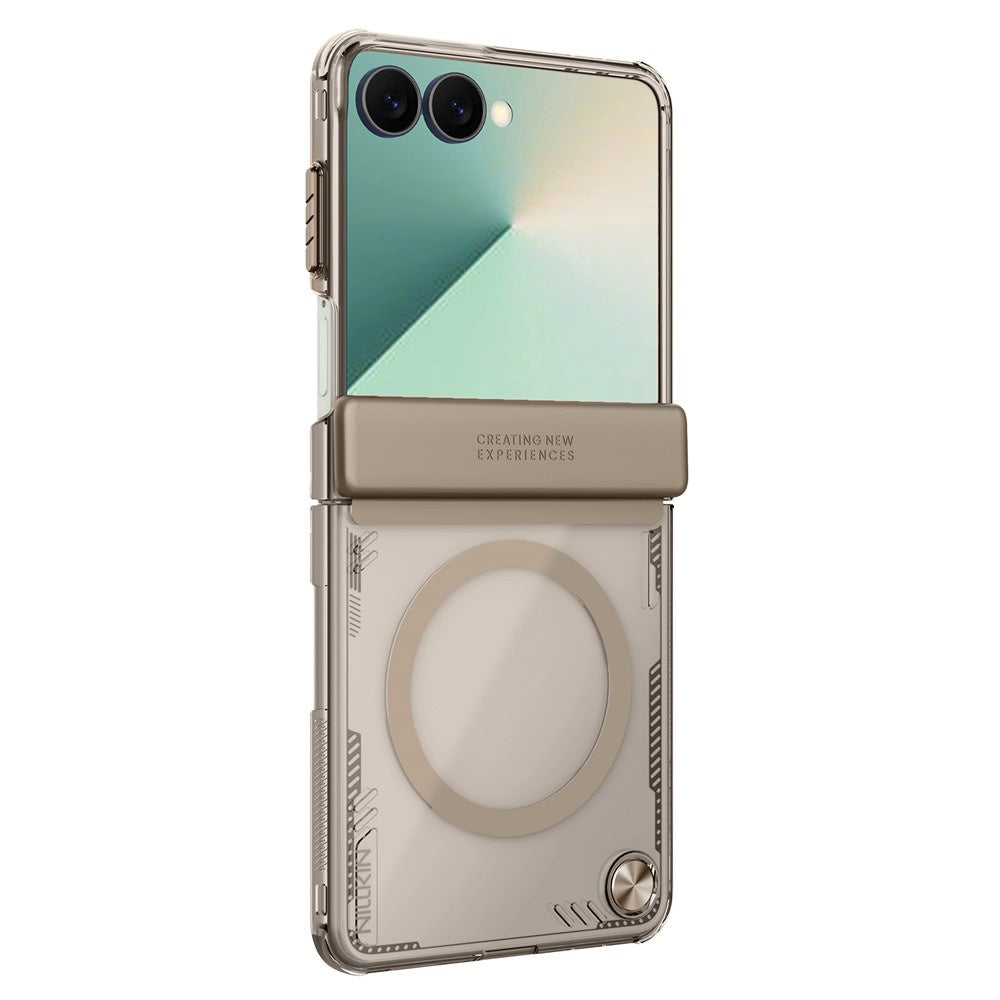 Etui MagSafe do Samsung Galaxy Z Flip7 F766, Nillkin, Iceblade, Brązowe