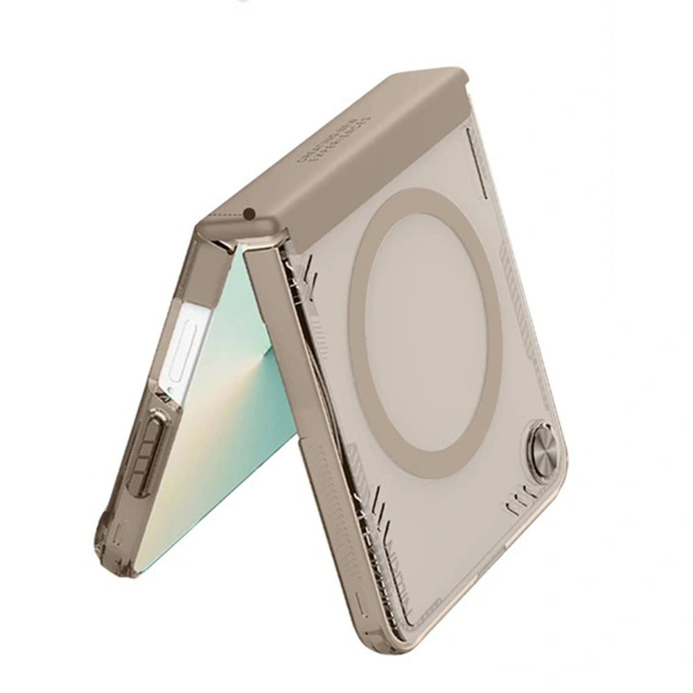 Etui MagSafe do Samsung Galaxy Z Flip7 F766, Nillkin, Iceblade, Brązowe