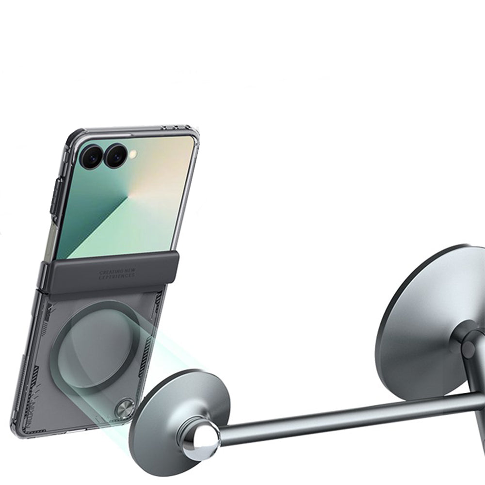 Etui MagSafe do Samsung Galaxy Z Flip7 F766, Nillkin, Iceblade, Brązowe