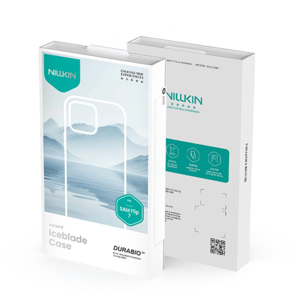 Etui MagSafe do Samsung Galaxy Z Flip7 F766, Nillkin, Iceblade, Brązowe