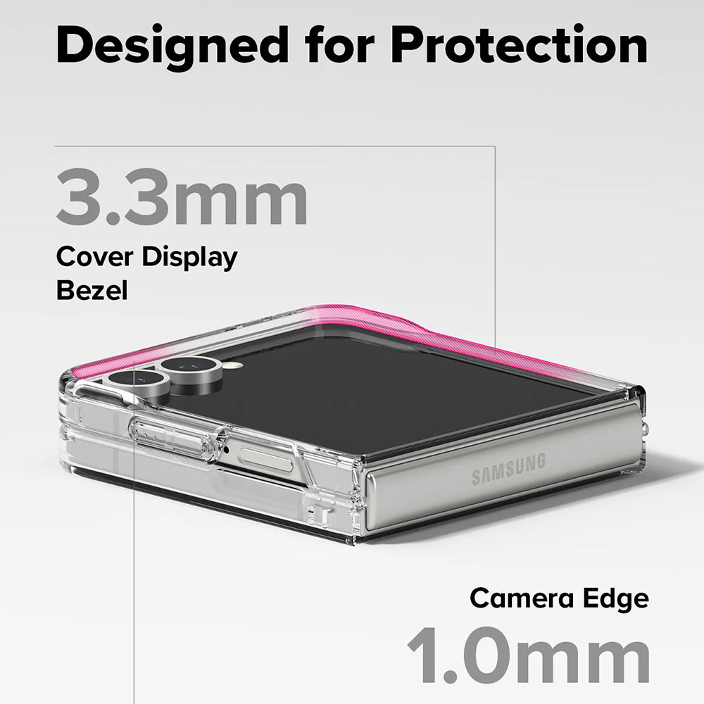 Etui MagSafe do Samsung Galaxy Z Flip7 F766, Ringke, Fusion, Przezroczyste